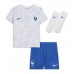 Frankrike Antoine Griezmann #7 Barnkläder Borta matchtröja till baby VM 2022 Kortärmad (+ Korta byxor) Billigt